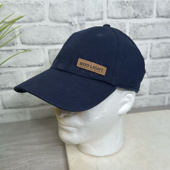 NWOT Bud Light Budweiser Navy Hat - Picture 1 of 5